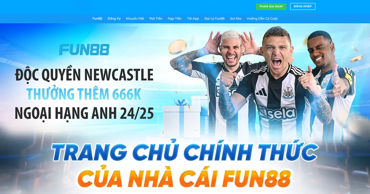 FUN88 được biết đến là thương hiệu game dẫn đầu thị trường
